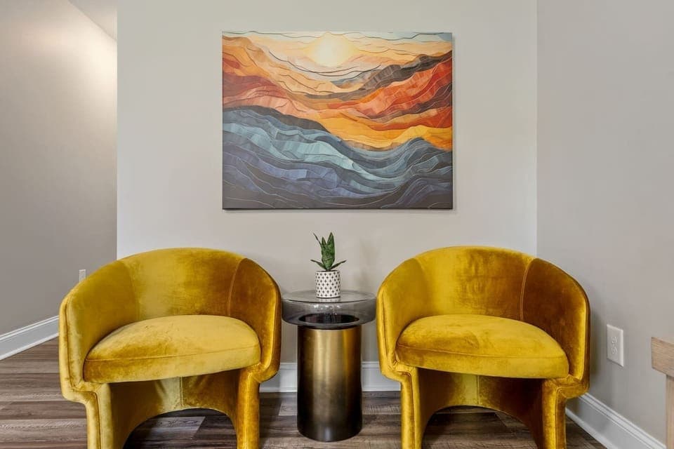 Sitting area in the main living room
