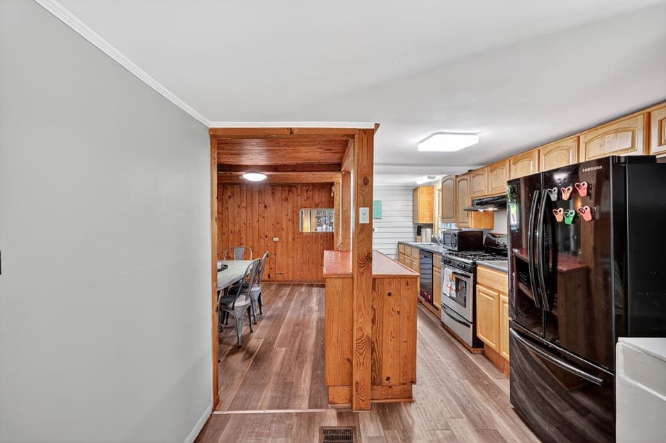 Indoors, Floor, Flooring, Hardwood, Lamp