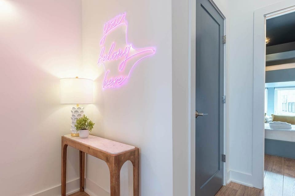 Experience your perfect Nashville getaway in this chic and welcoming space, ideal for family reunions or bachelorette parties. With elegant decor and thoughtful details, you'll feel right at home in Music City.
