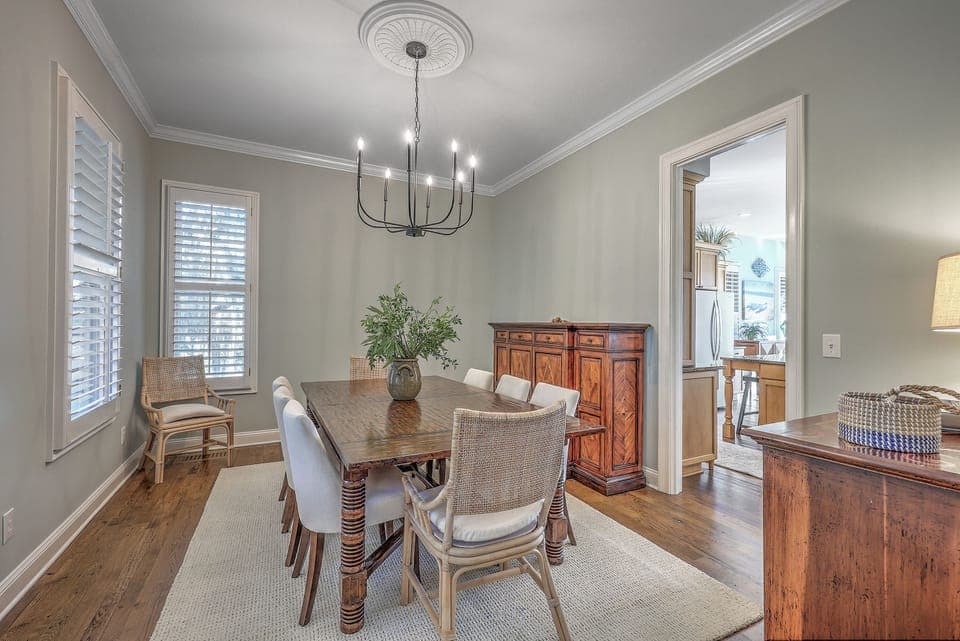 Refined Southern charm for memorable shared meals.