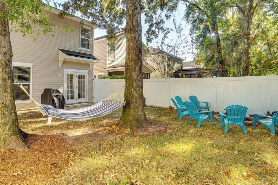 Bluffton Vacation Rental | 3BR | 2.5BA | 1,830 Sq Ft | Stairs Required
