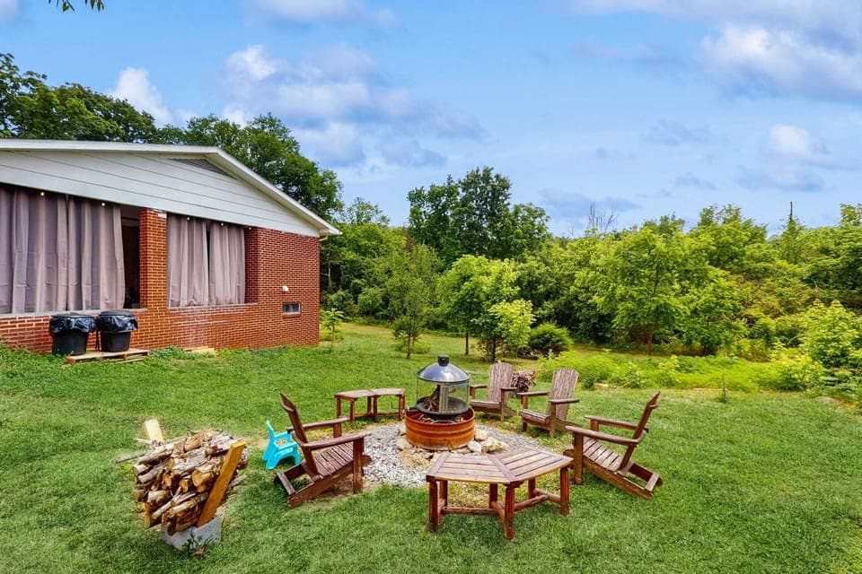 Gather around the fire pit and enjoy nature's beauty with friends and family!