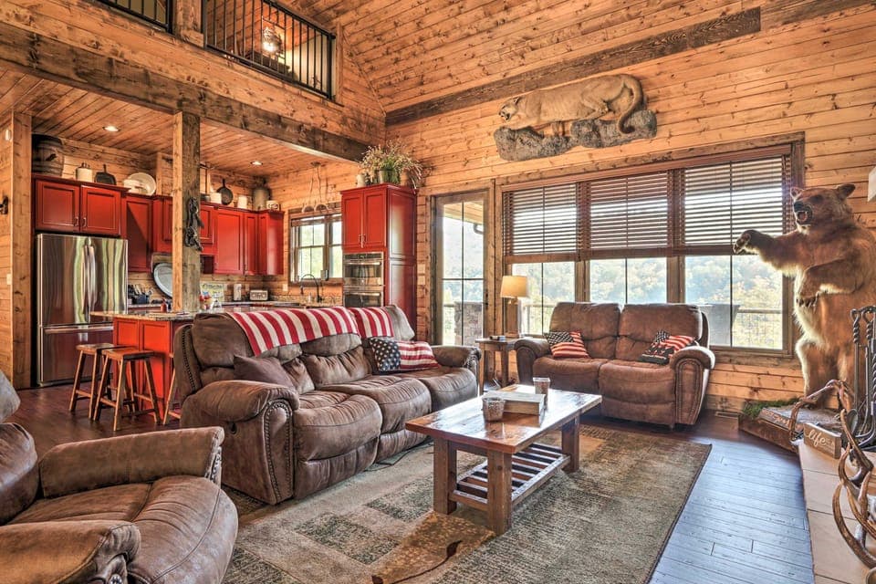 Embrace nature with stunning views and rustic charm in every detail!