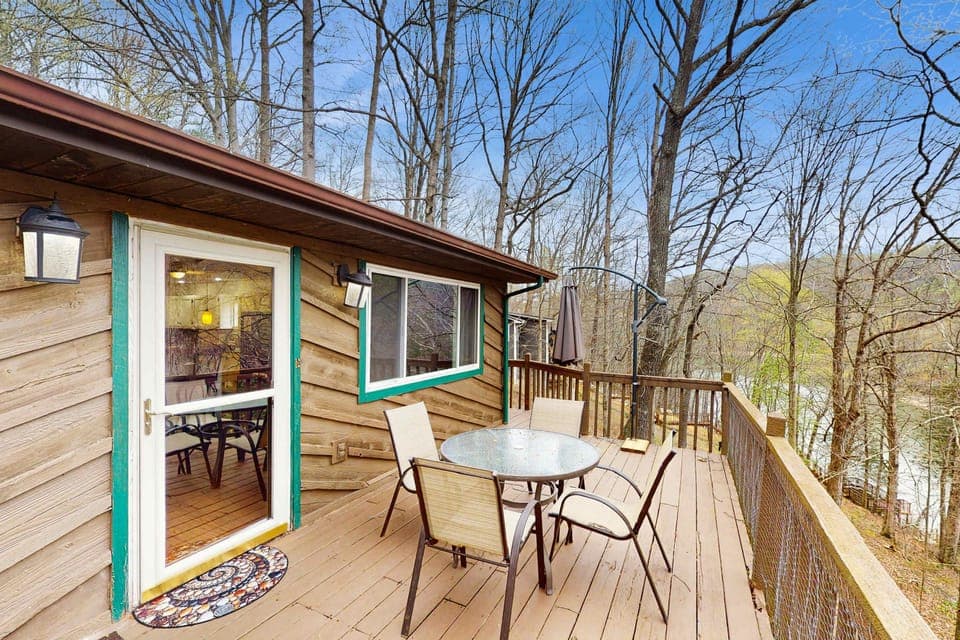 Outdoor deck awaits. And, enjoy stunning nature views while sipping coffee on this inviting deck!