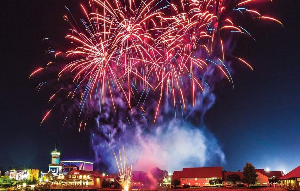 Weekly Fireworks at Broadway at the Beach