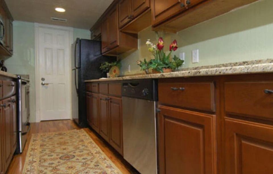 Fridge, microwave, coffee/tea maker