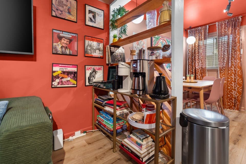 Coffee bar and books