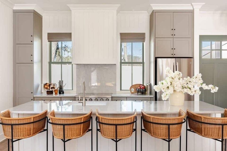 Open Concept Chef's Kitchen | First Floor | Electric Stove | Bar Seating 