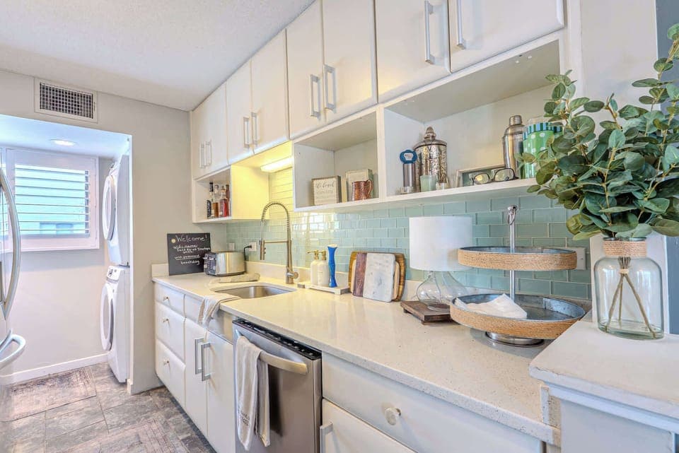 Spacious kitchen perfect for meals and prep!