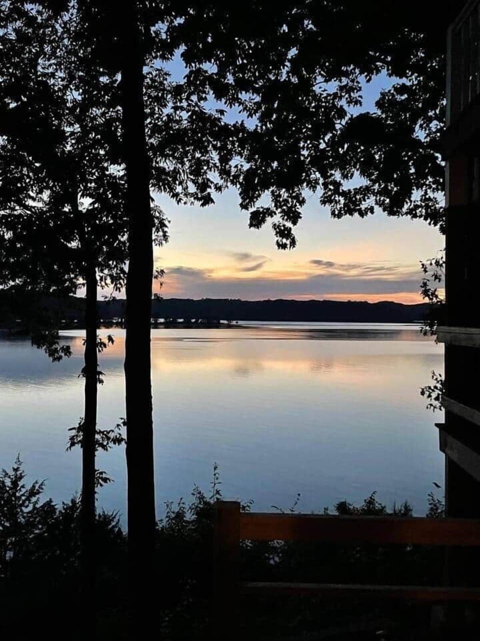 Sunset over the Lake 