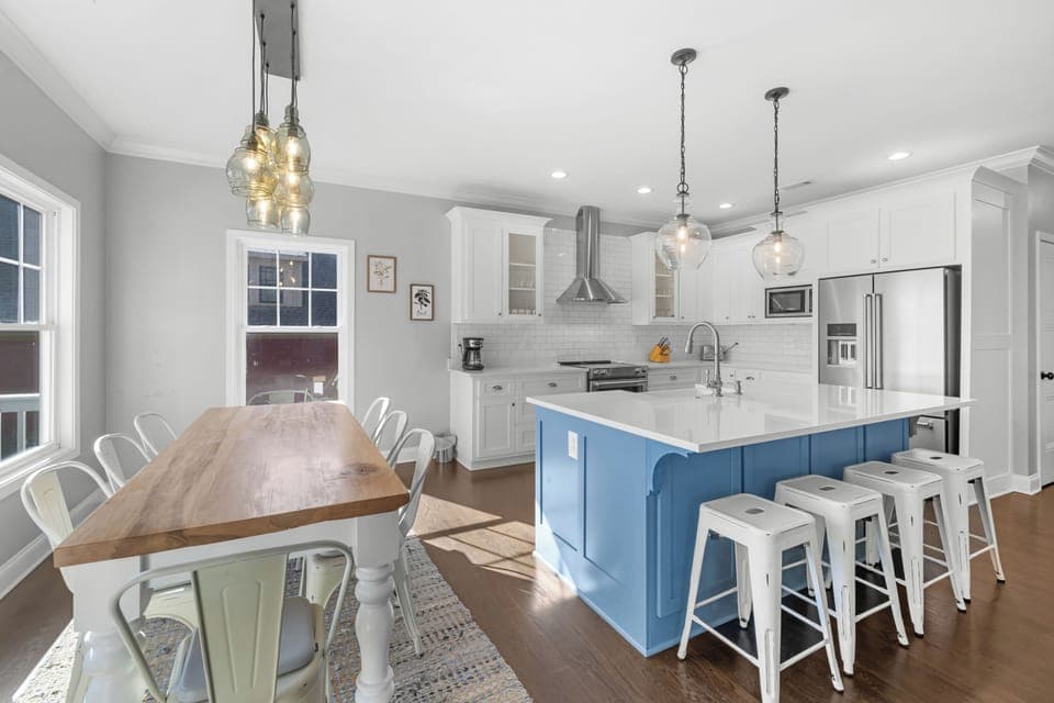 Kitchen and dining area