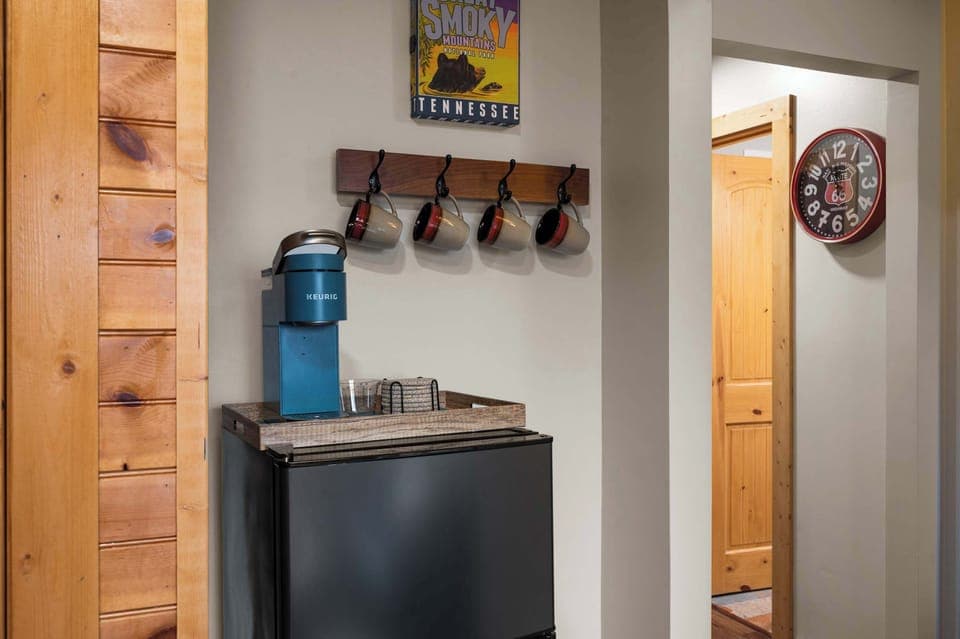 Extra Keurig and a mini fridge. 