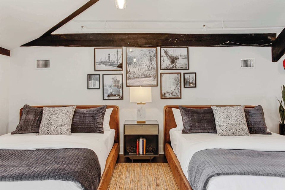 Unit 304 | Bedroom 10 | 2 Queen Beds | Ensuite Full Bathroom | Fourth Floor