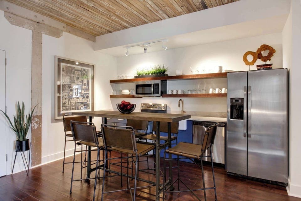 Unit 303 | Open Concept Kitchen | Fully Equipped | Essential Cookware | Third Floor