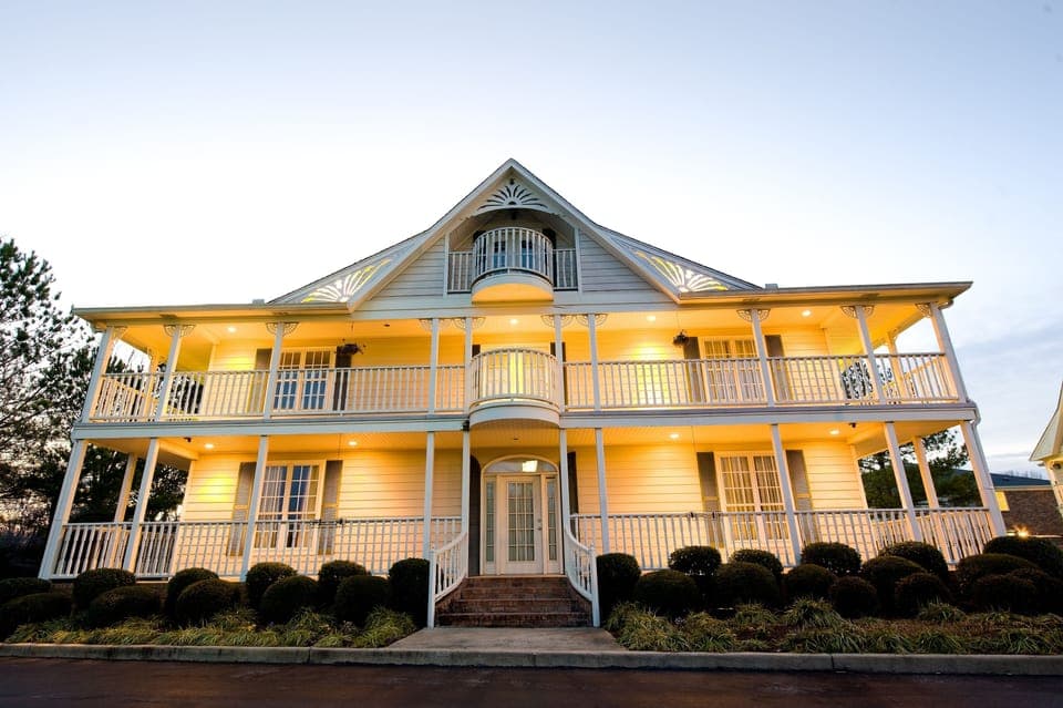 Front of property - evening/night