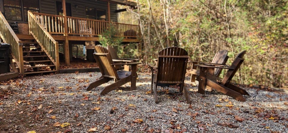 Chairs and Fire ring