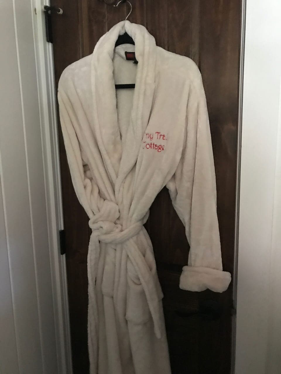 Enjoy plush house robes to lounge around in.