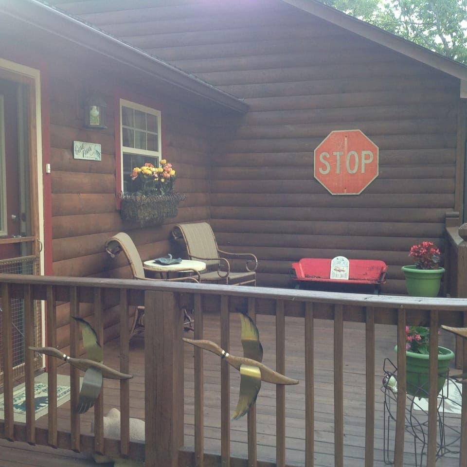 Side porch