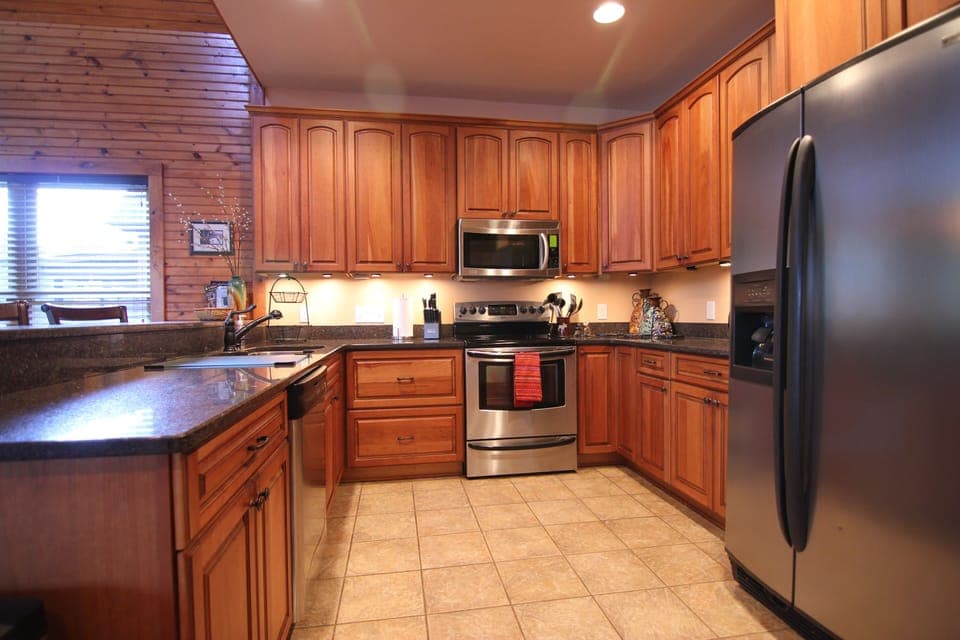 The large fully equipped kitchen has just about anything you might need.