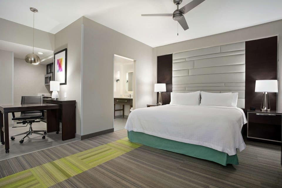 Premium bedding, memory foam beds, in-room safe, desk