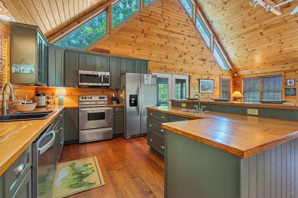 Stainless appliances for the gourmet cook in your family.