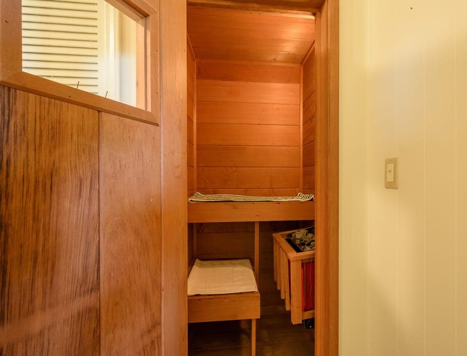 Relax in the Sauna Located on the Lower Level