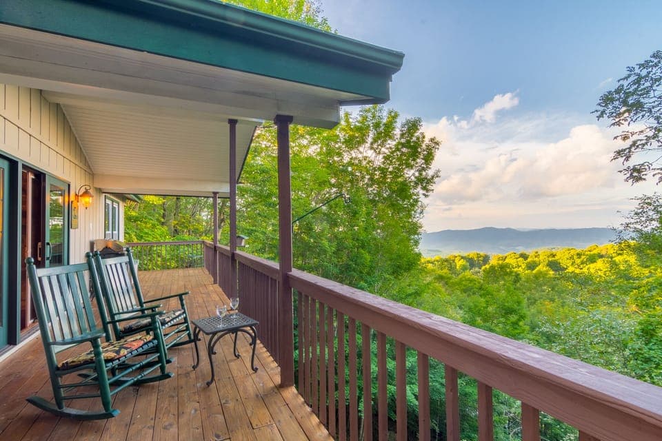 Kick Back in a Rocking Chair on the Back Deck