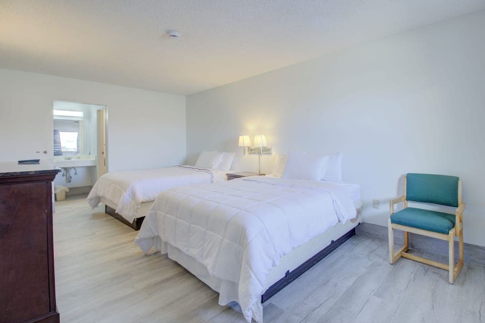 Room, 2 Queen Beds, Non Smoking | Iron/ironing board, free WiFi, bed sheets