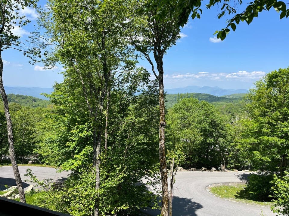 Layered Mountain Views, even in the Heart of Summer!
