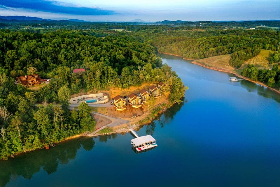 Overhead view of the property!