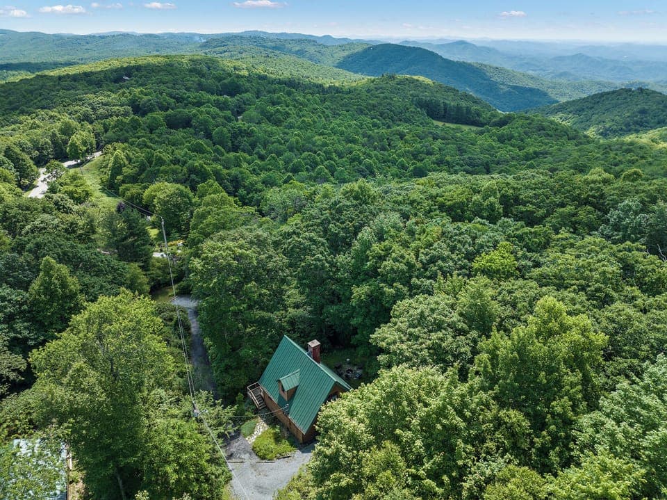 An aerial view.