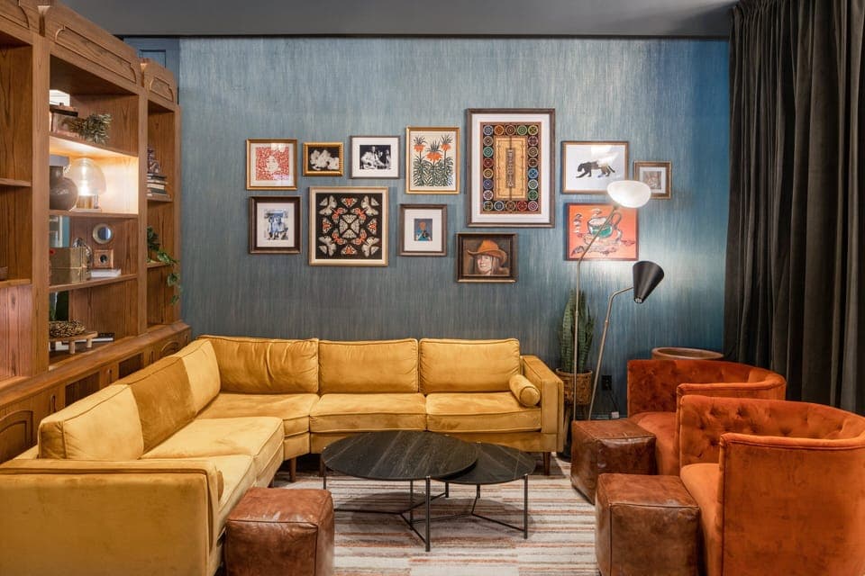 Lobby sitting area