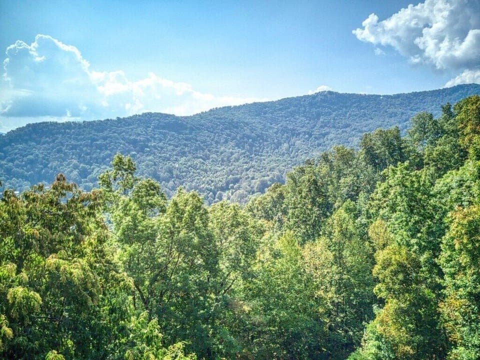 Extended View of Mountains