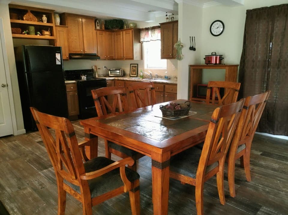 Big family dining table