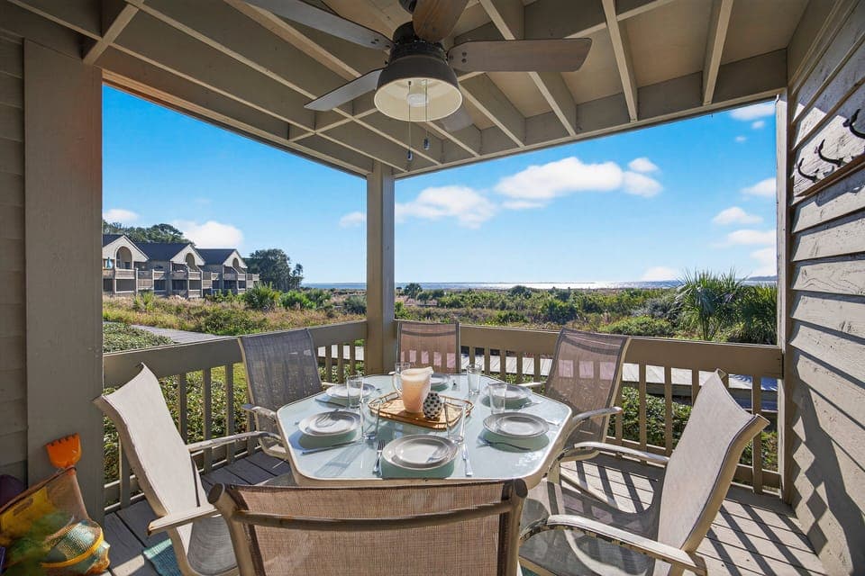 Enjoy the amazing views from the balcony!