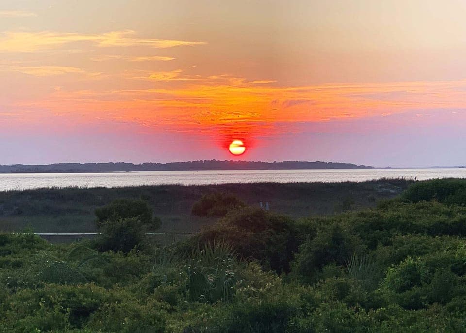 The beautiful sunsets are irresistible hear!