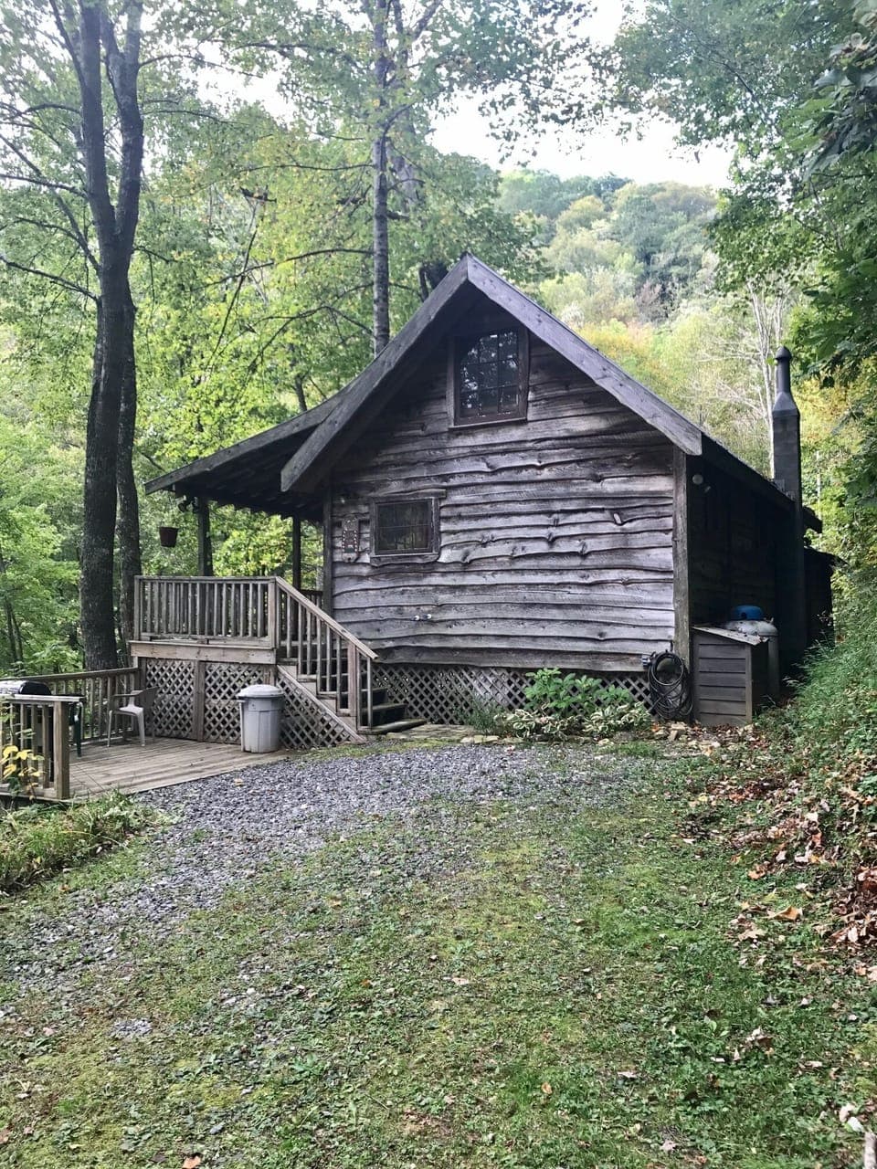View from the driveway