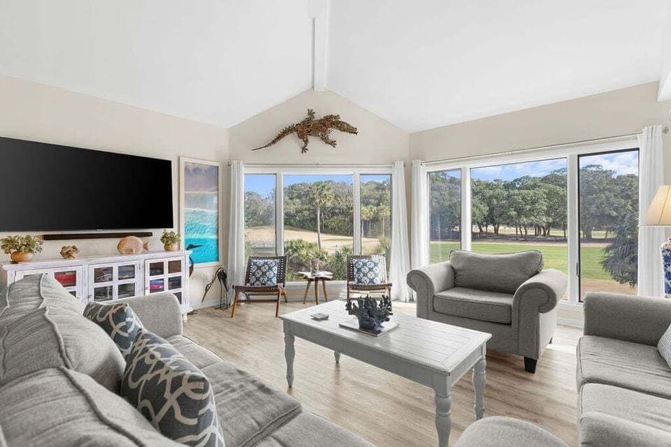 Plenty of comfortable furniture and wonderful views