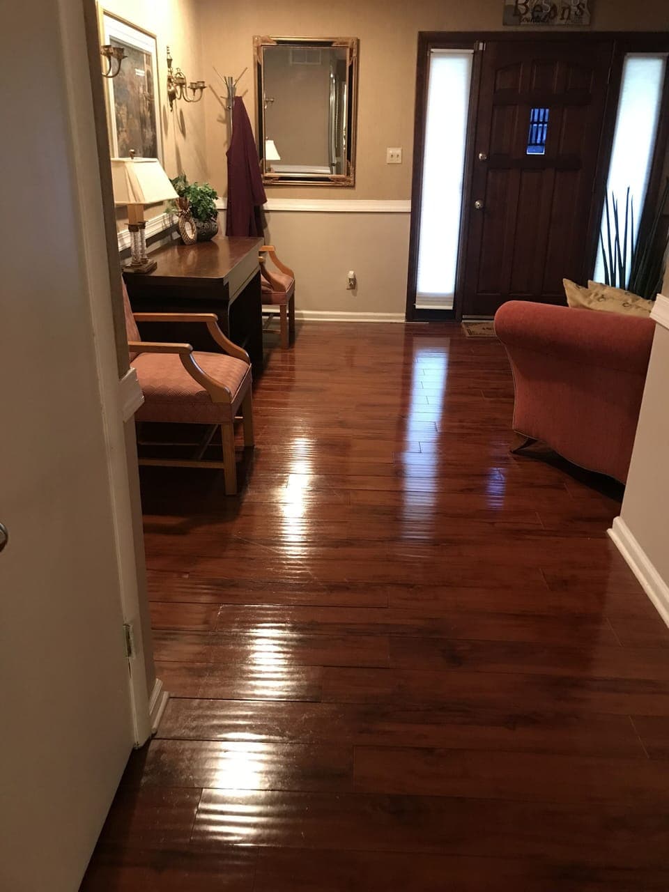 Front entry area