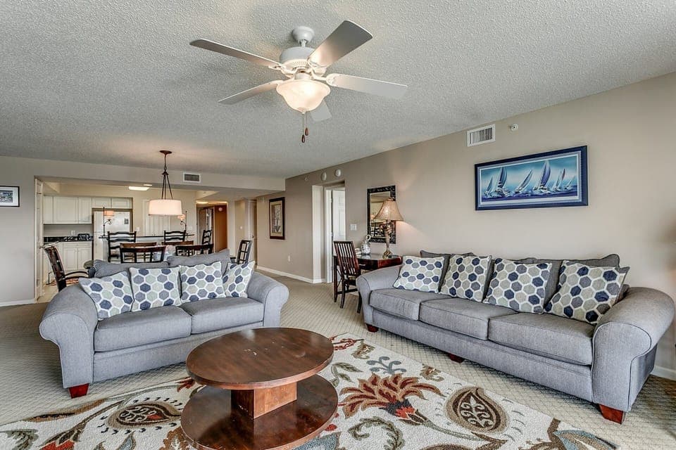 View of the Condo from the Living Room 