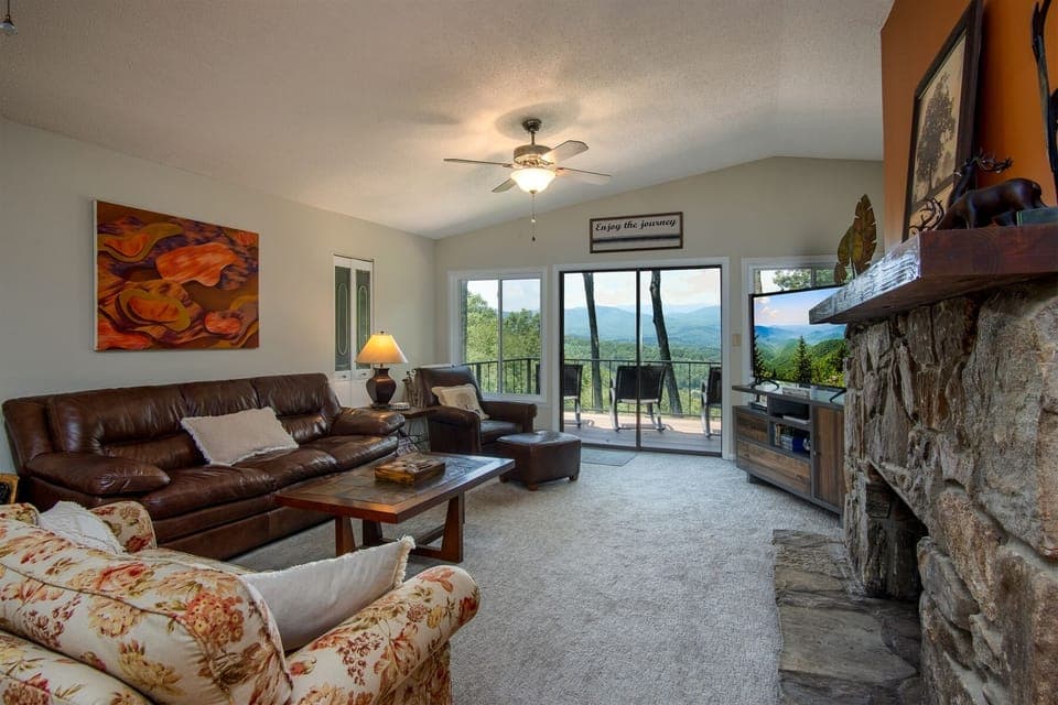 Big Mountain Views From the living room