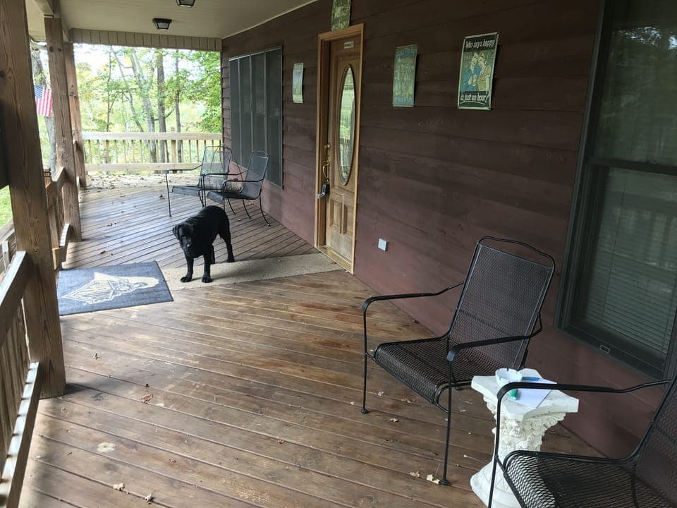 Front Deck and Dew