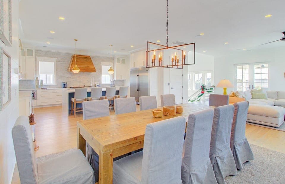 Dining table.