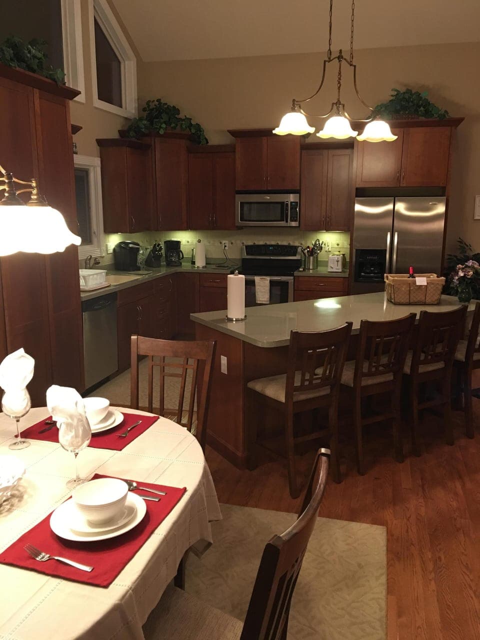 Fully equipped kitchen