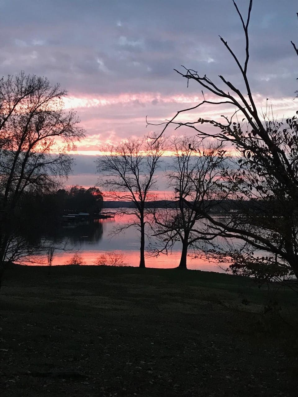 sunset in fall