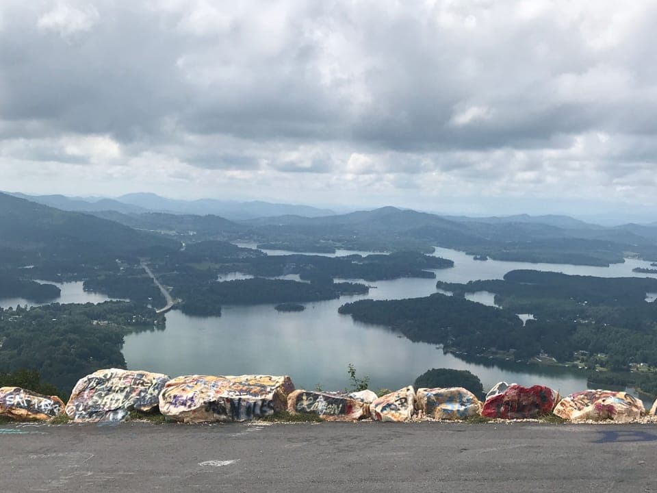 Top of Bell Mountain Park about 3 miles away. 