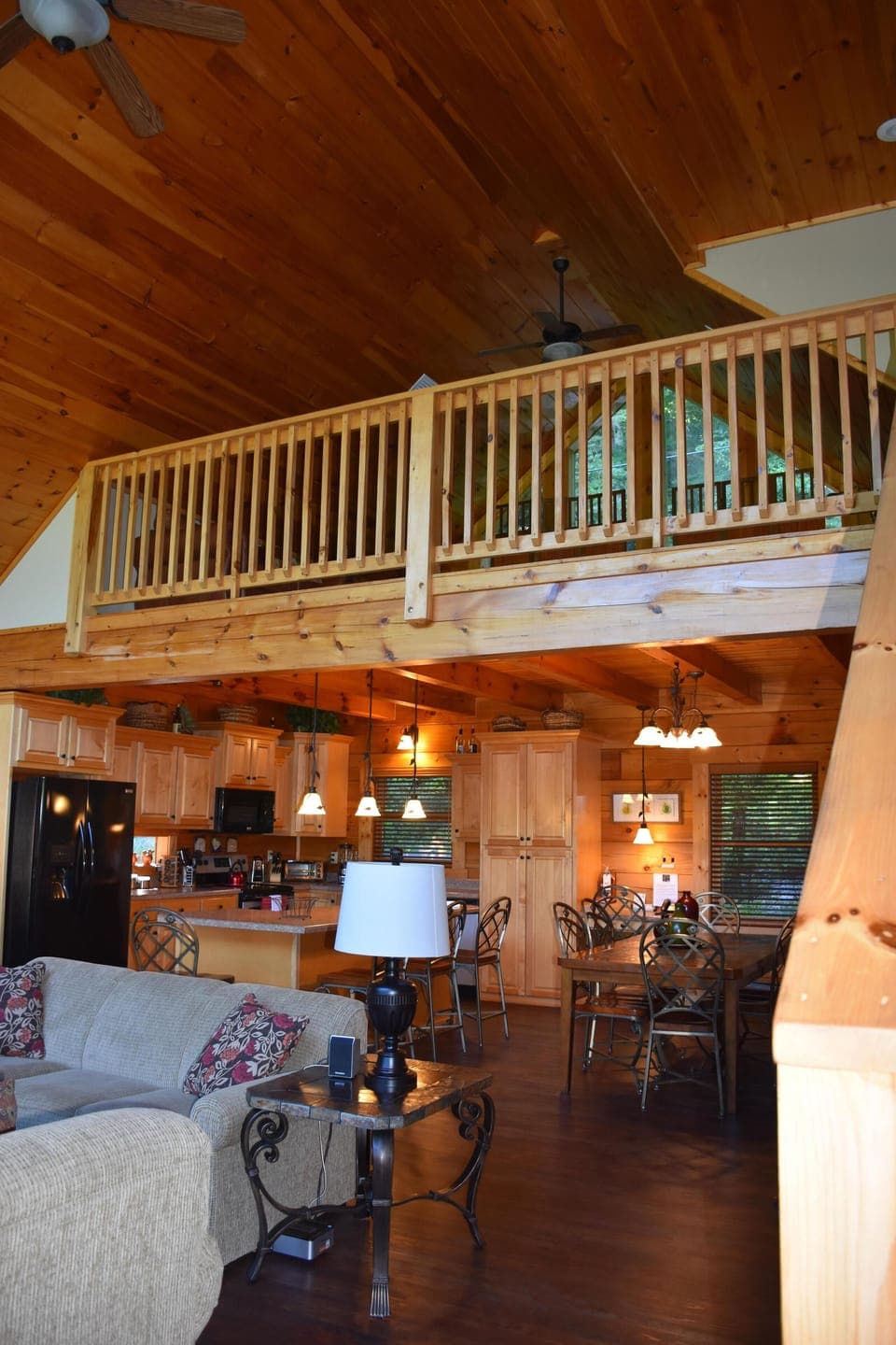 Main Level, Loft Above
