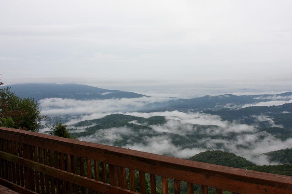 view from deck
