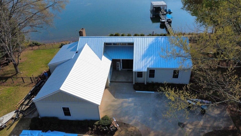 New metal roof