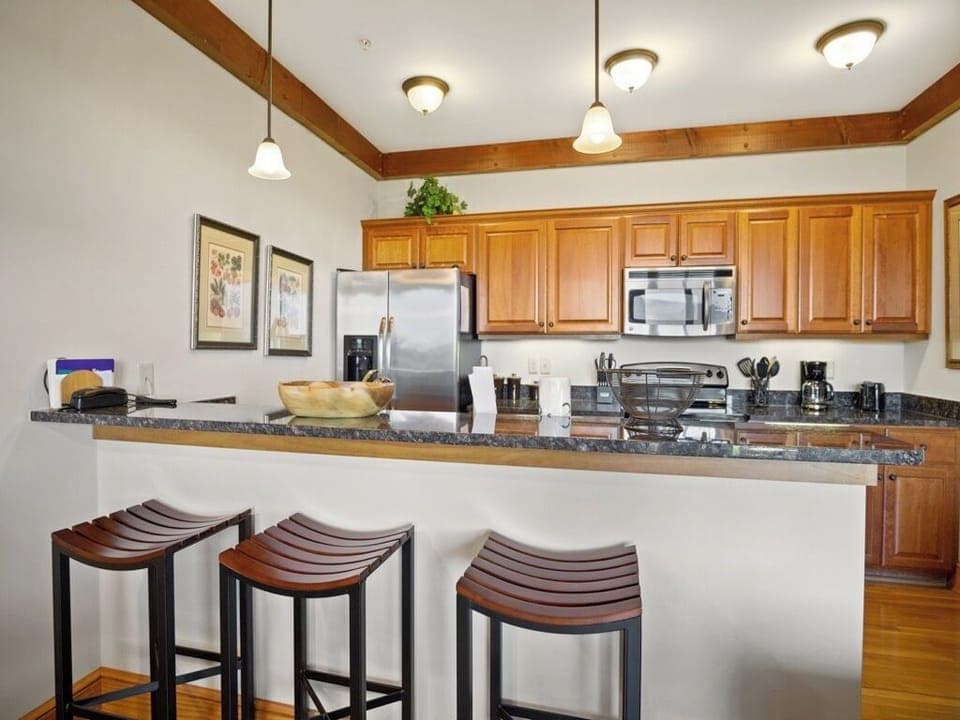 Kitchen--- Bar Area with Stools